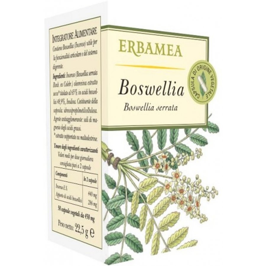 Boswellia 50OPR - Estratto Puro di Boswellia Serrata 50% di Acido Boswellico - Integratore per Benessere Articolare - 60 Compresse