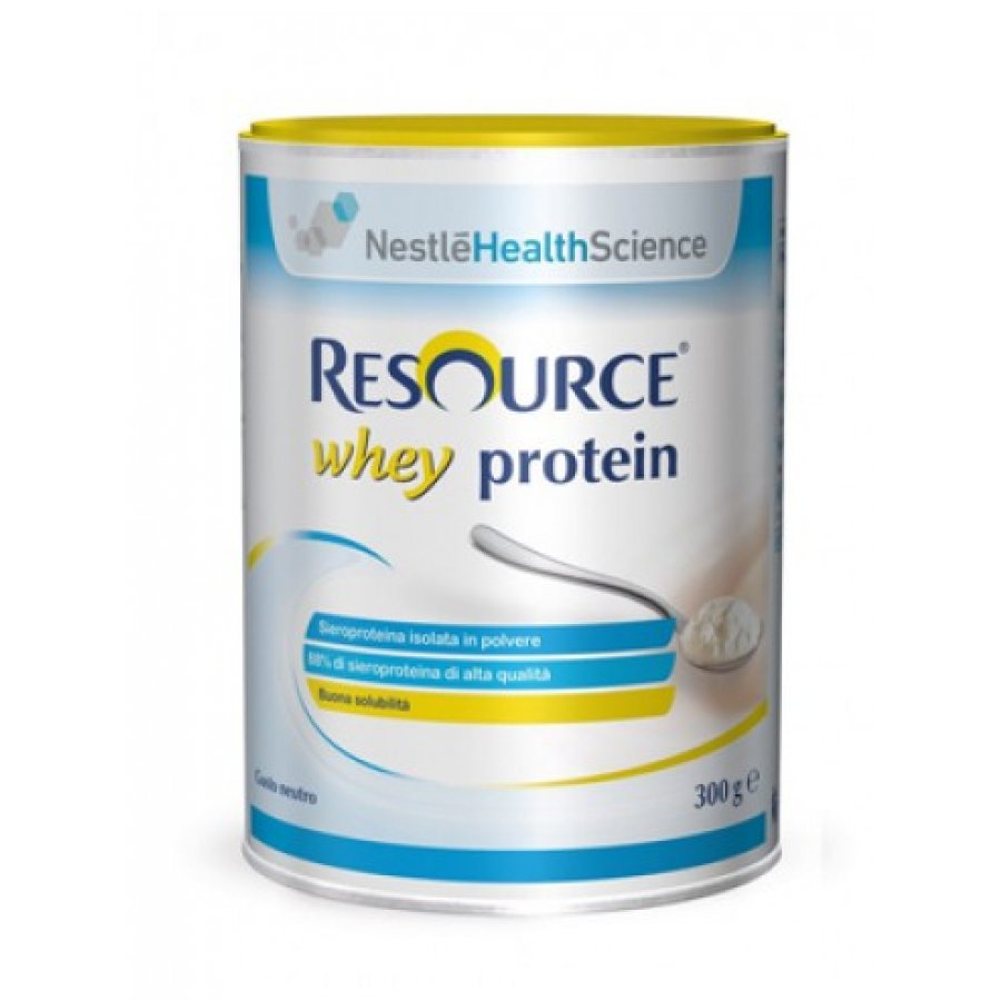 Nestlé - Resource Whey Protein 300g - Integratore Proteico per il Fitness e il Benessere
