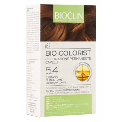 Bioclin - Bio Colorist Colorazione Permanente 5.4 Castano Chiaro Rame