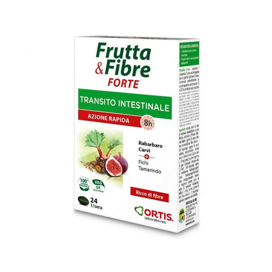Frutta & Fibre Forte - Integratore alimentare a base di frutta e fibre 24 Compresse