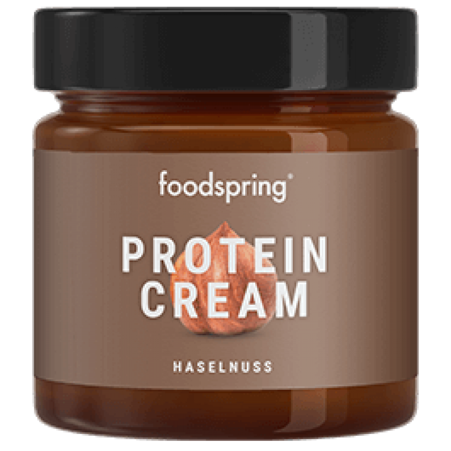 Foodspring Protein Cream 200g Gusto Nocciola - Crema Proteica per una Colazione Gustosa e Proteica