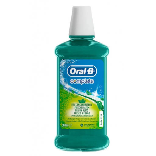 Oral-B - Colluttorio Complete 500ml, Colluttorio Antibatterico