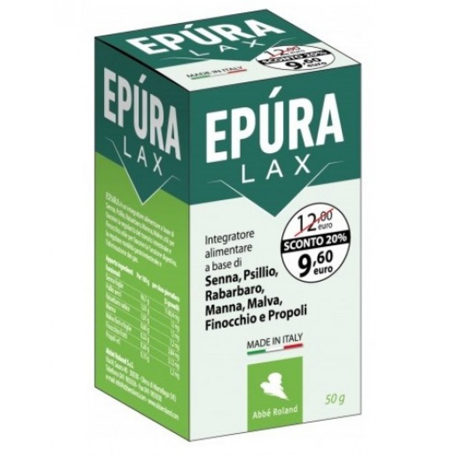 Abbè Roland - EPura Lax 50g Integratore Alimentare a Base di Senna e Propoli 50g