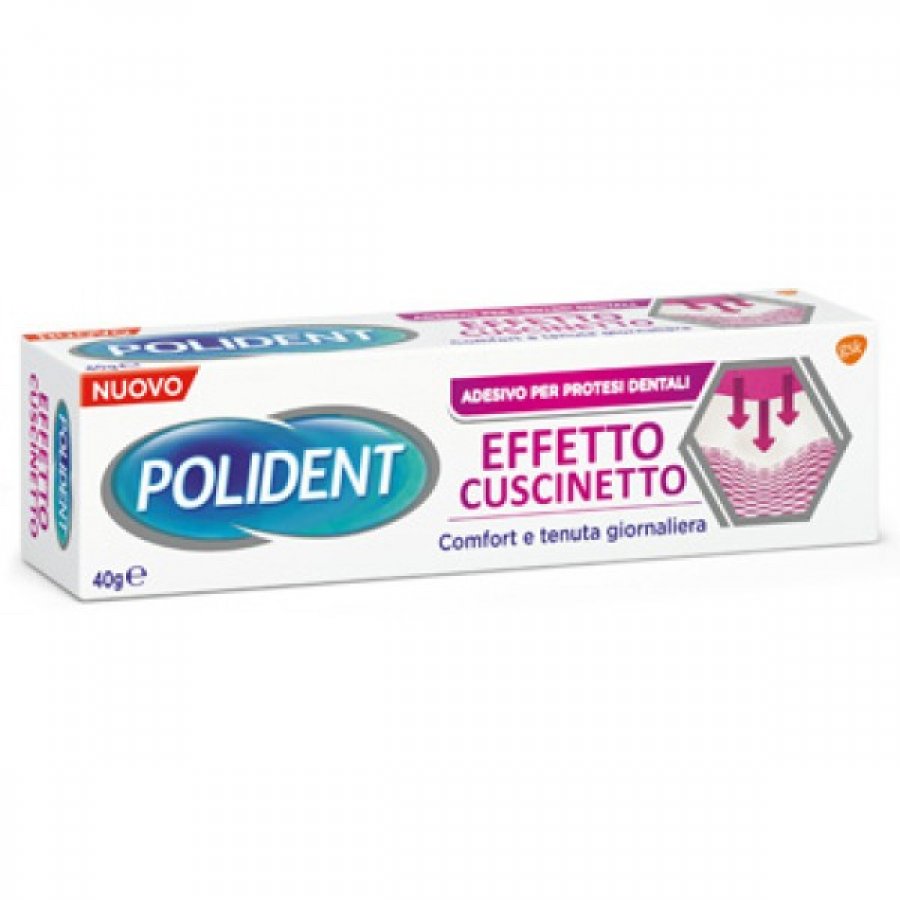 Polident - Effetto Cuscinetto Adesivo per Dentiere 40g