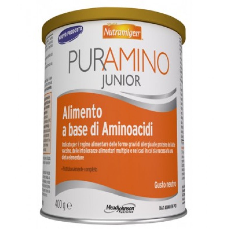 Nutramigen Junior - Latte in Polvere Ipoallergenico 400g | Marca Nutramigen, Latte per Bambini con Allergie Alimentari