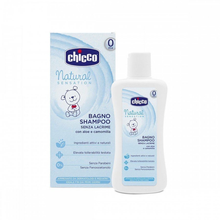 Chicco Bagno Shampoo Natural Sensation 500ml - Delicata Cura Senza Lacrime per il Tuo Bambino!