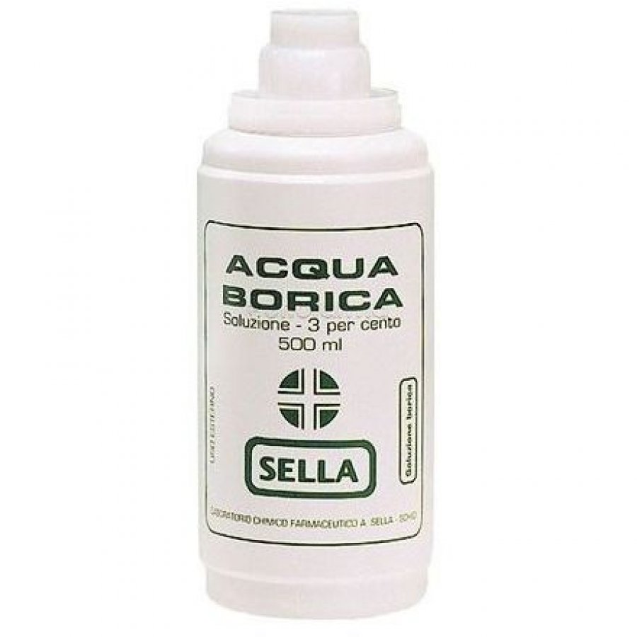 Acido Borico Sella - Soluzione Cutanea 500 ml 3%