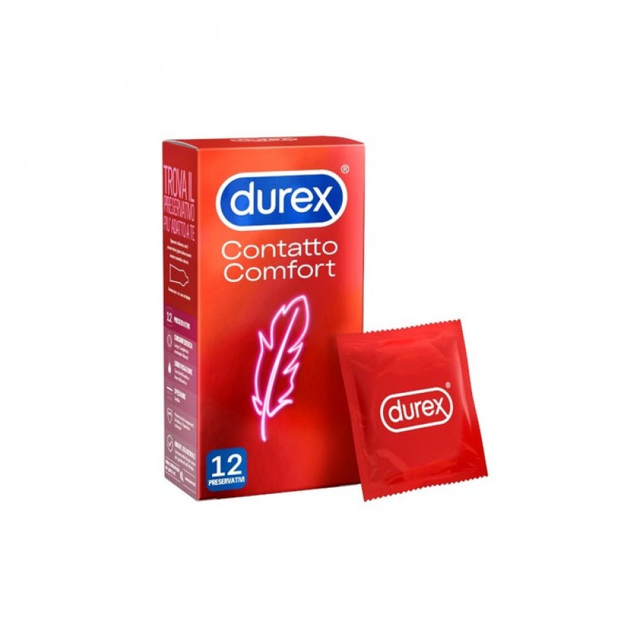 Durex - Contatto Comfort Profilattico 12 Pezzi