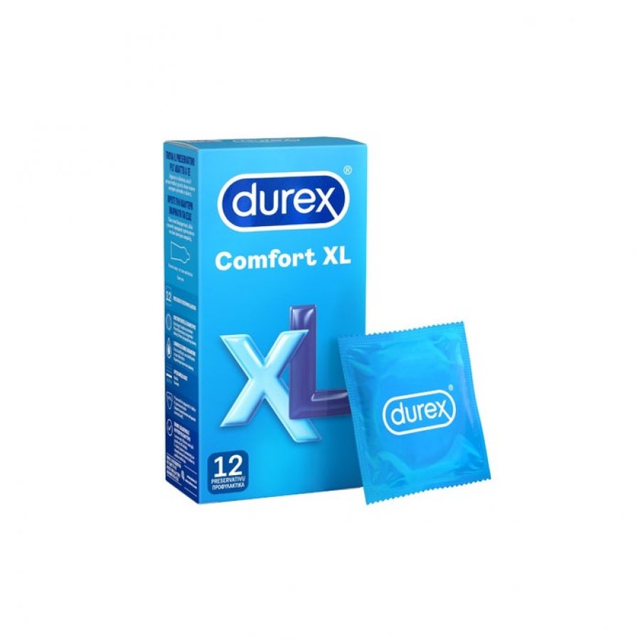Durex - Comfort Extra XL Profilattico 12 Pezzi
