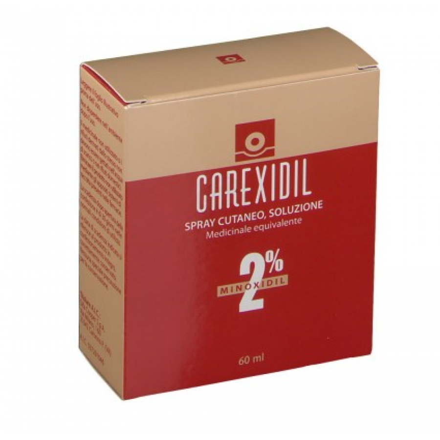 Difa Cooper - Carexidil 2% Spray Cutaneo Soluzione 3 Flaconi da 60ml per la Crescita dei Capelli