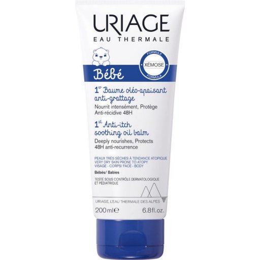 Uriage Premiere Balsamo-Olio Lenitivo Neonati 200ml - Trattamento Nutriente e Protettivo per Pelli Sensibili