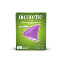 Nicorette Soluzione Per Inalazione 20 Contenitori Monodose da 15mg - Aiuta a Smettere di Fumare