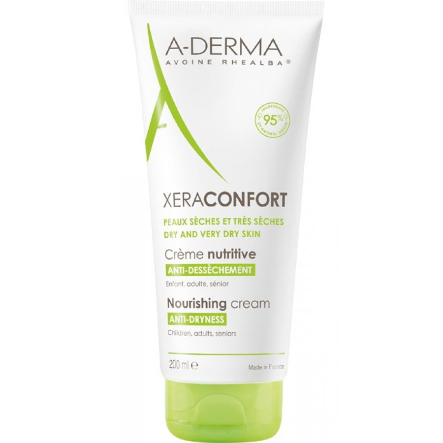A-Derma Xeraconfort - Crema Nutritiva 200 ml - Idratazione Profonda per Pelle Secca e Sensibile