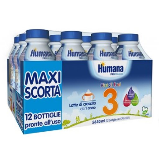 Humana 3 Multipack piccoli eroi 12 x 470 ml Hd