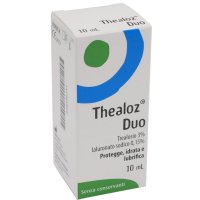 Thealoz Duo Soluzione Oculare Idratante E Lubrificante 10ml - Trattamento per Occhi Secchi