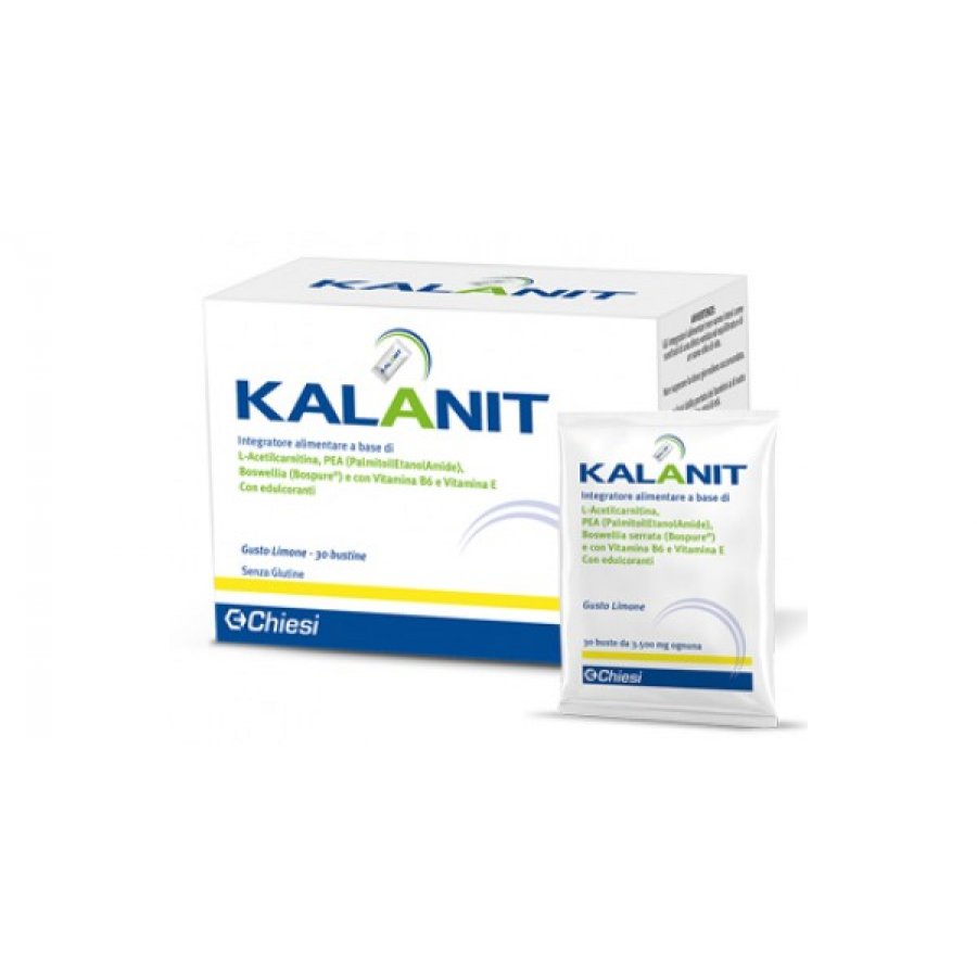 Kalanit 30 Bustine da 3500mg - Integratore Alimentare con L-Acetilcarnitina, PEA, Boswellia, Vitamina B6 e Vitamina E