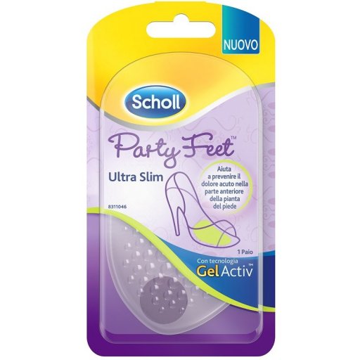 Scholl, Party Feet Ultraslim, 1 Paio Cuscinetti