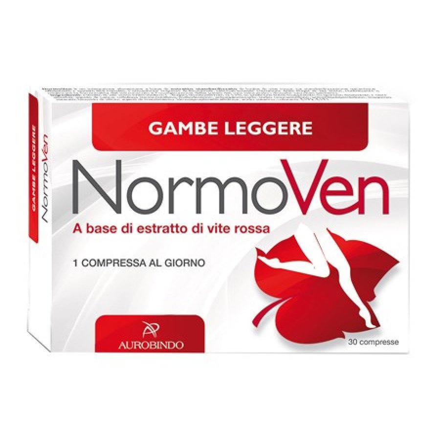 NormoVen 30 Compresse - Aurobindo Pharma - Integratore di Vite Rossa per la Circolazione