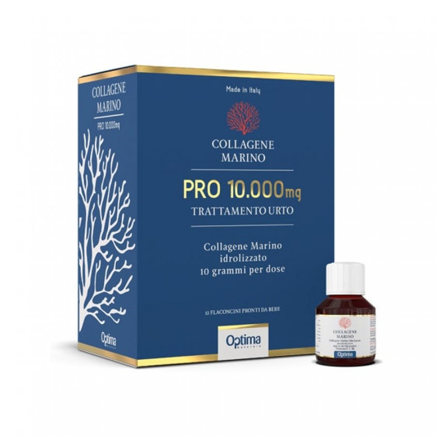 Collagene Marino Pro - 10000 mg Trattamento Urto 12 Flaconi