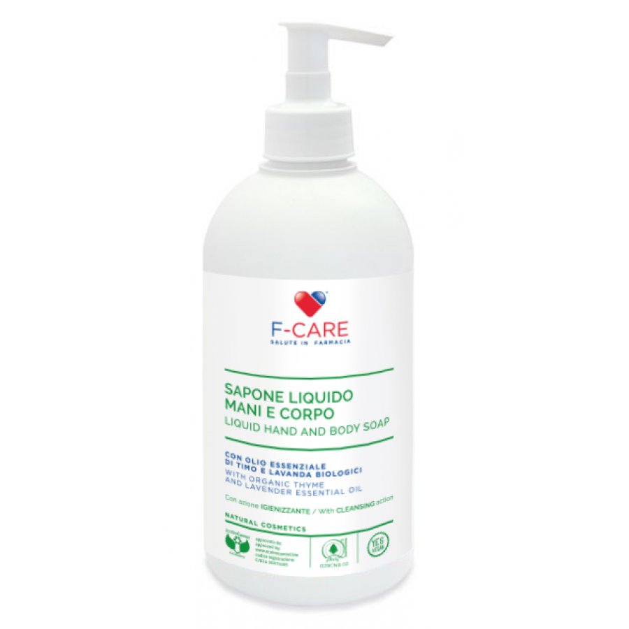 F Care - Sapone Liquido Bio Igienizzante 500 ml
