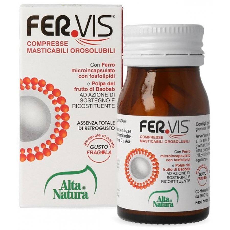 Fervis - 20 Compresse Masticabili 1600 mg