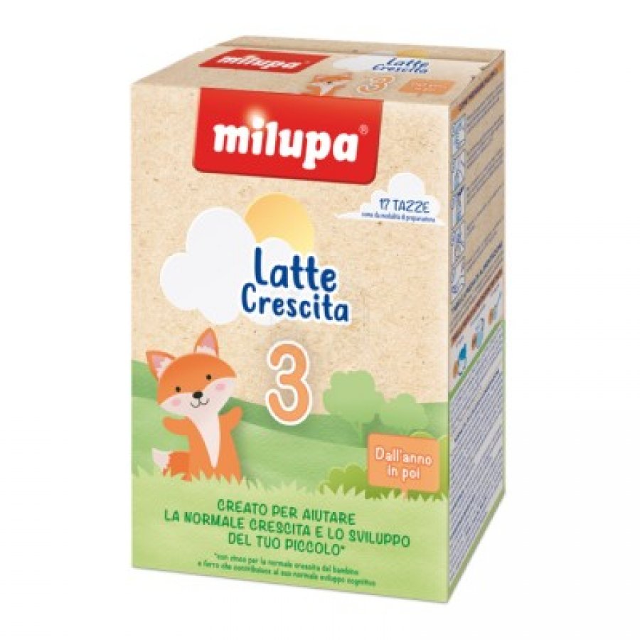Milupa 3 Latte di Crescita 600g - Nutrizione Completa per Bambini in  Crescita