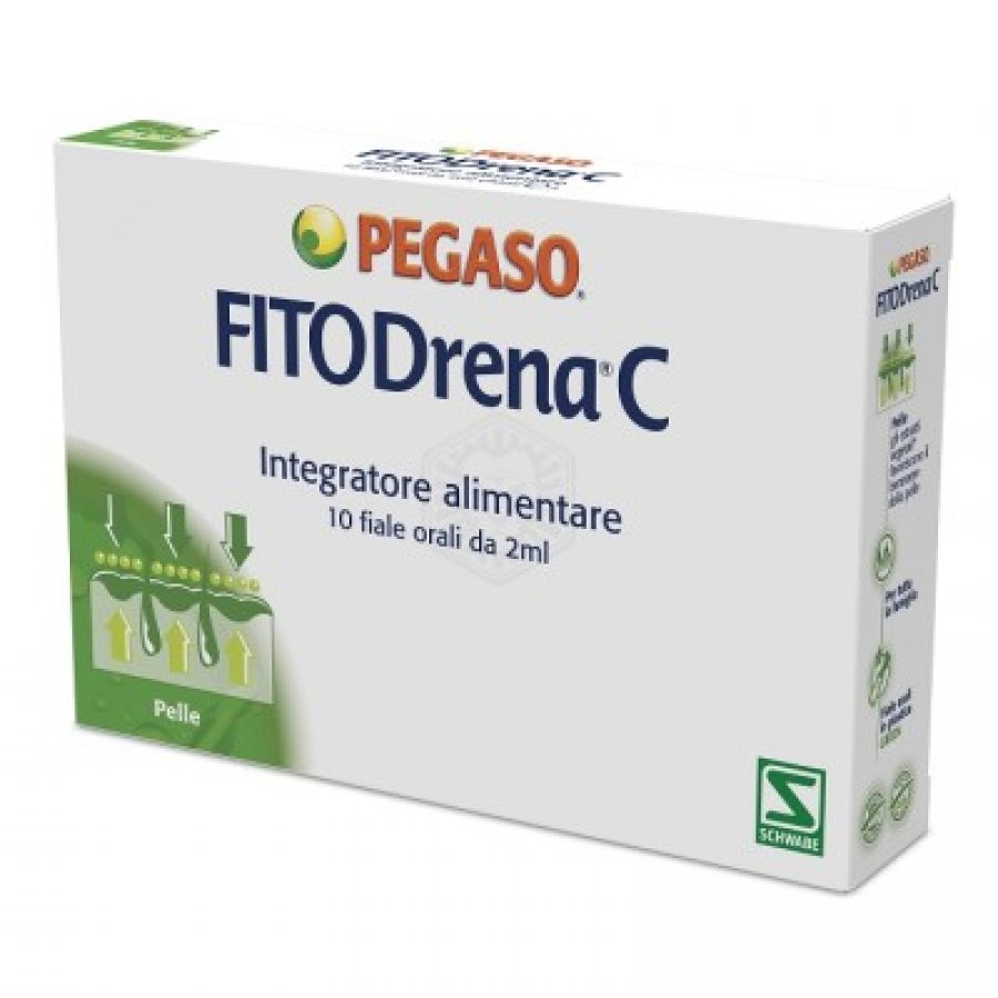 Pegaso FitoDrena C Integratore per la pelle 10 fiale bevibili