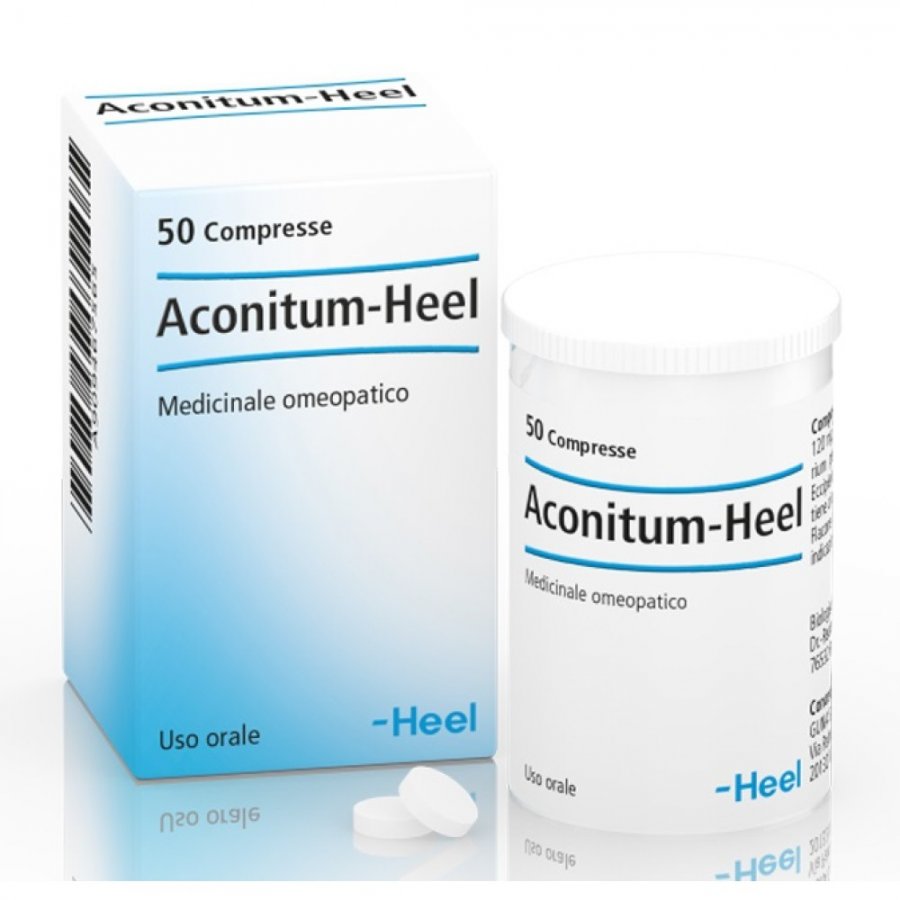 Aconitum-Heel - 50 Compresse, Rimedio Omeopatico per il Benessere Naturale