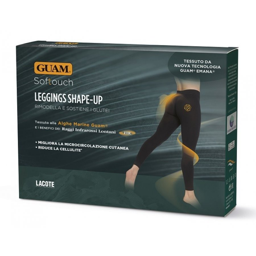 Guam - Leggings Softouch Shape Up Taglia L/XL, Leggings modellanti per una silhouette perfetta