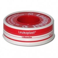 Leukoplast - Cerotto Rocchetto Bianco 1,25x500cm - Adesivo Medico per Fissaggio Affidabile