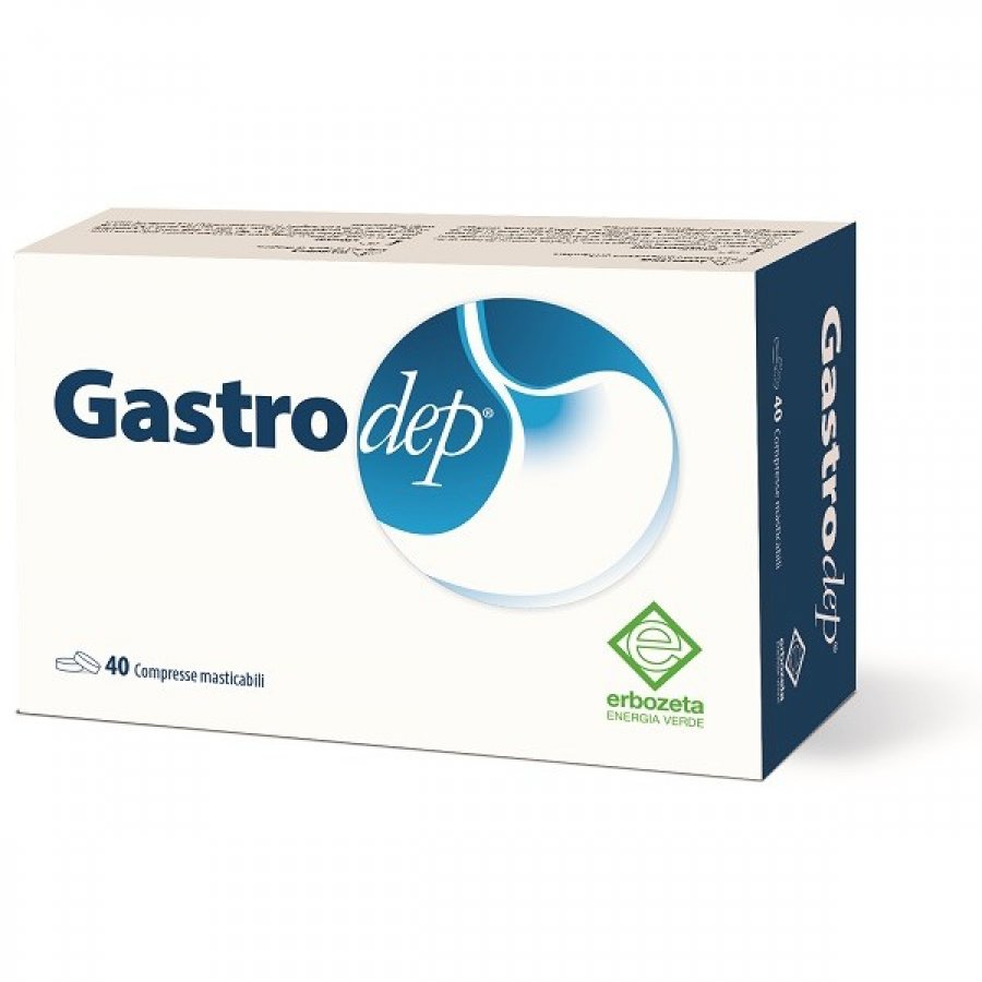Gastrodep 40 compresse masticabili - Dispositivo Medico per il Reflusso Gastroesofageo