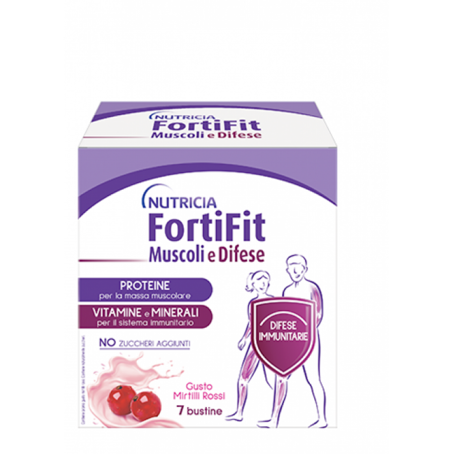 Fortifit Muscoli&Difese Mirtillo Rosso 7 Bustine