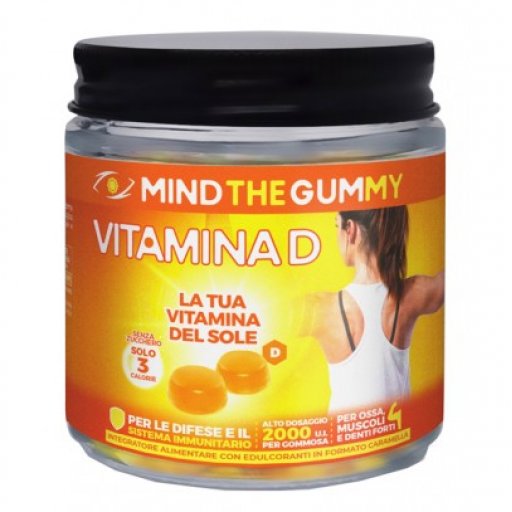 Mind The Gummy Vitamina D - Integratore 30 Pastiglie Gommose Senza Zucchero