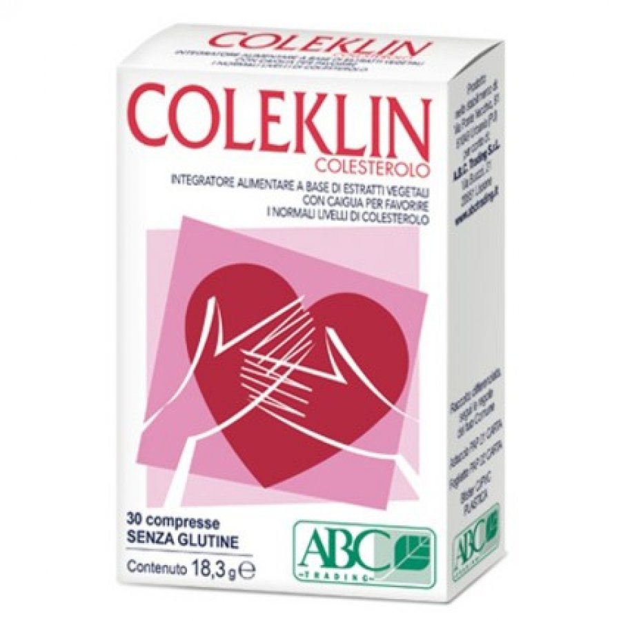 Coleklin Colesterolo - 30 Compresse Senza Glutine