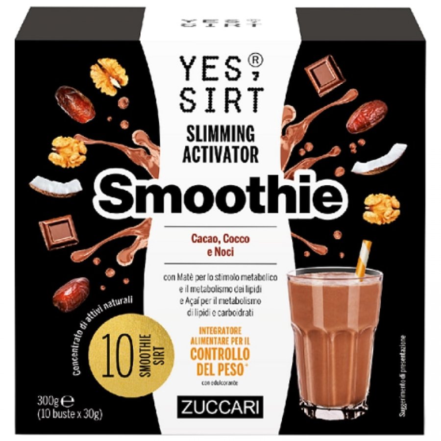 Yes, Sirt Slimming Activator Smoothie Cacao Cocco e Noci - Integratore Dimagrante