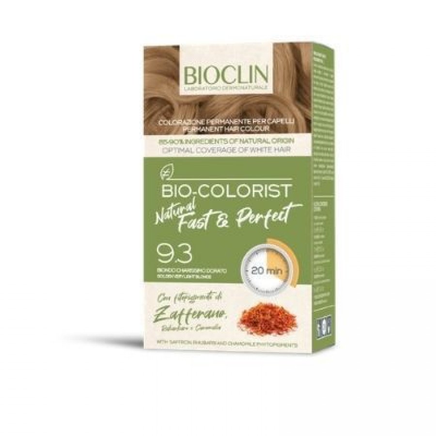 Bioclin - Bio-Colorist Natural Fast E Perfect 9.3 Biondo Chiarissimo Dorato