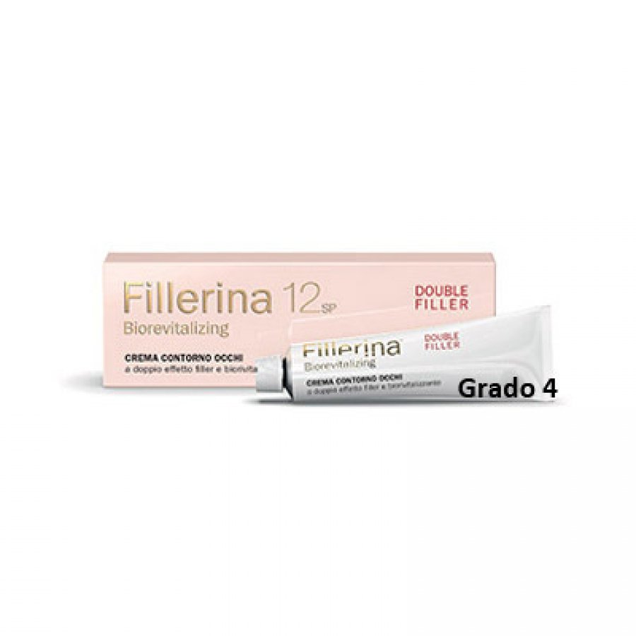  Fillerina 12 Double Filler Biorevitalizing Crema Contorno Occhi anti-età grado 4 15ml