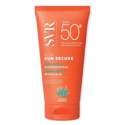 SVR Sun Secure Blur Crema Mousse 50ml Senza Profumo SPF50+ - Protezione Solare Molto Alta