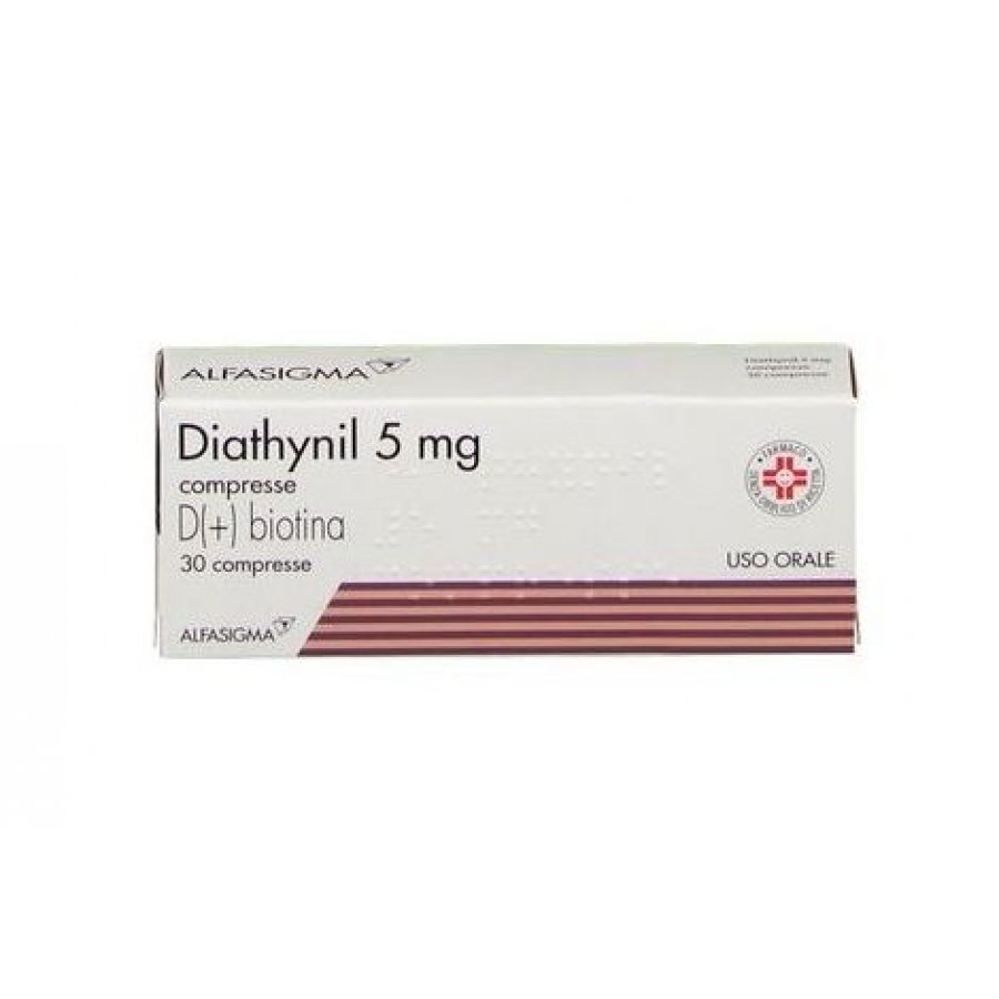 Alfasigma Diathynil 5 mg farmaco per dermatite 30 compresse