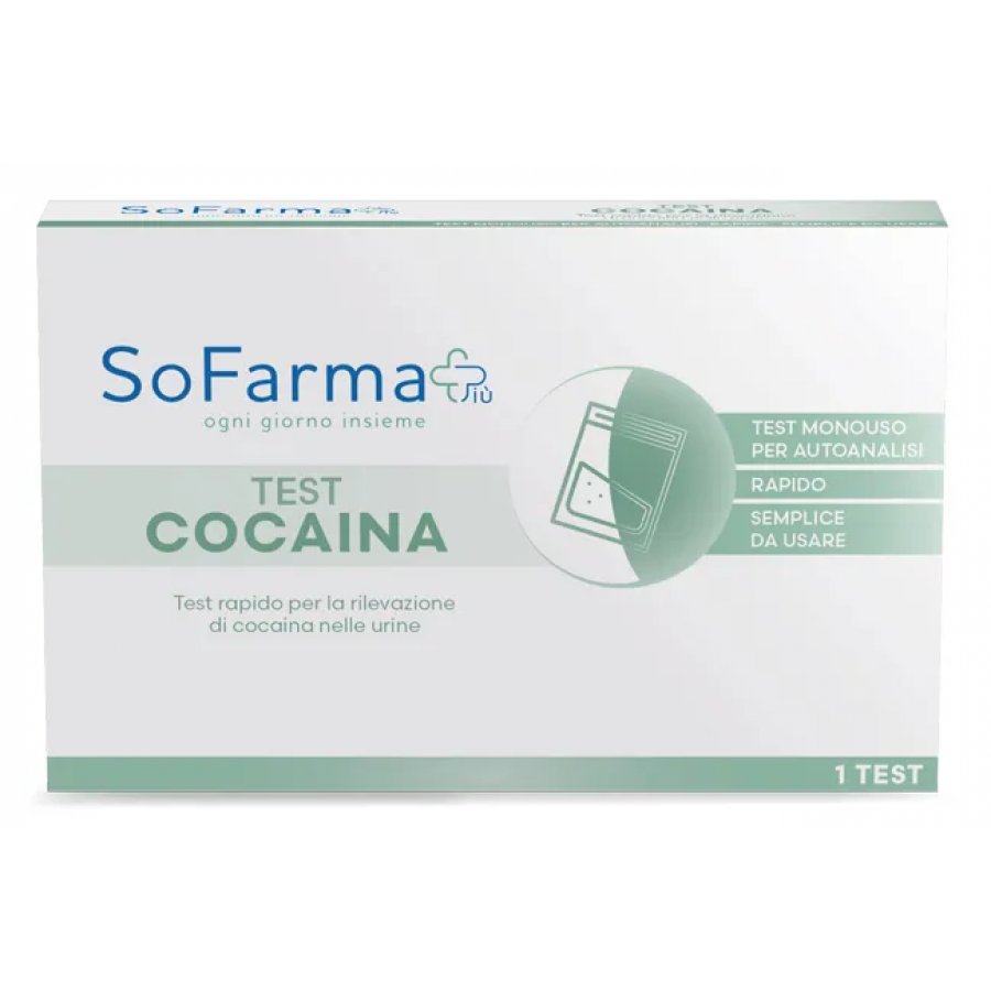 SoFarmapiù Test Rapido Cocaina nelle Urine - Rilevazione Precisa