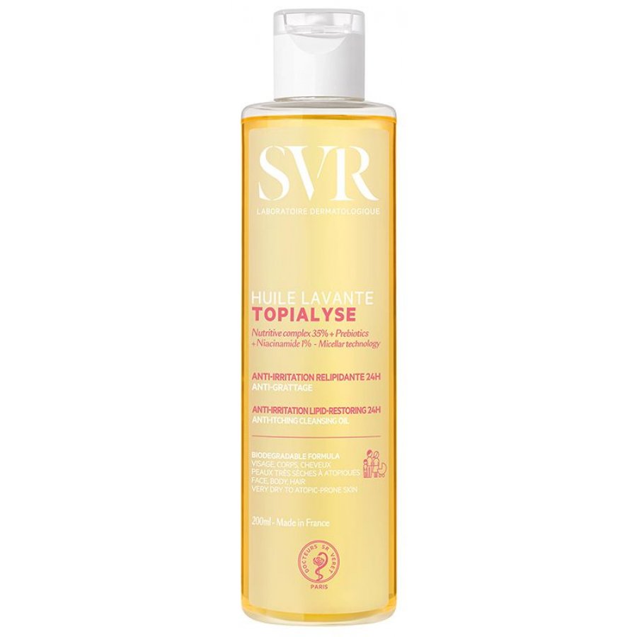 SVR Topialyse Olio Lavante 200ml - Detergente Relipidante Anti-Irritazioni