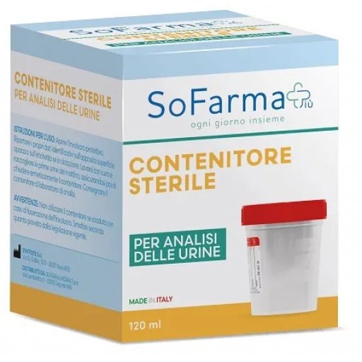 Sofarmapiù Contenitore Urina 120ml - Soluzione Pratica per Raccolta e Conservazione