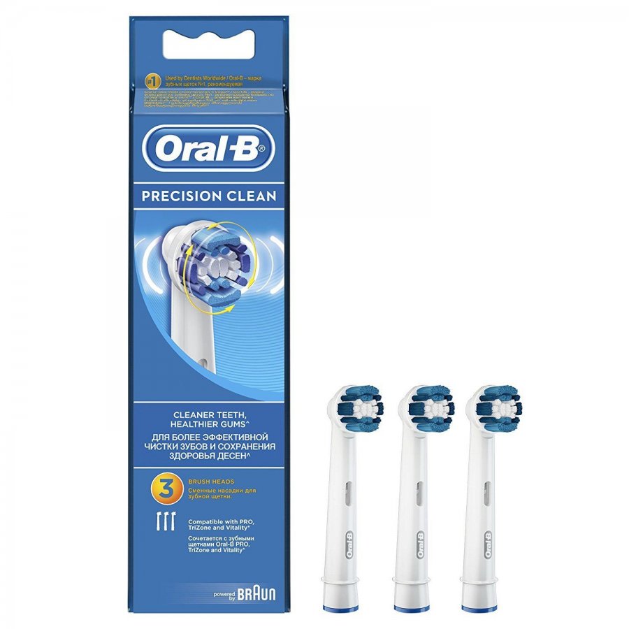 Oral-B - Precision Clean Testine Di Ricambio Confezione 3 Pezzi