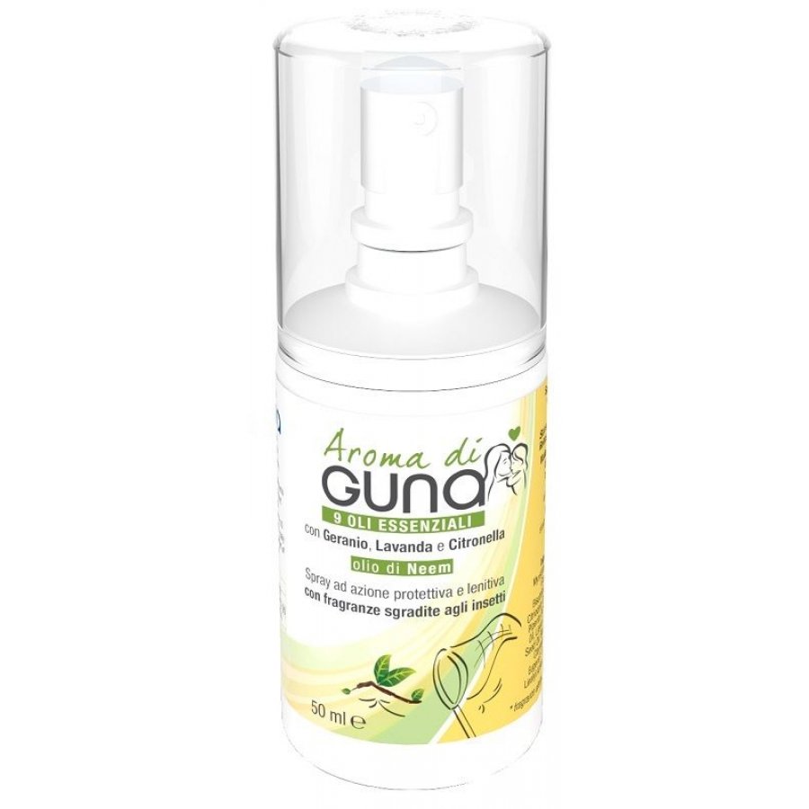 Guna Aroma di Guna Spray Protettivo e Lenitivo 50ml – Protezione naturale dagli insetti, azione calmante