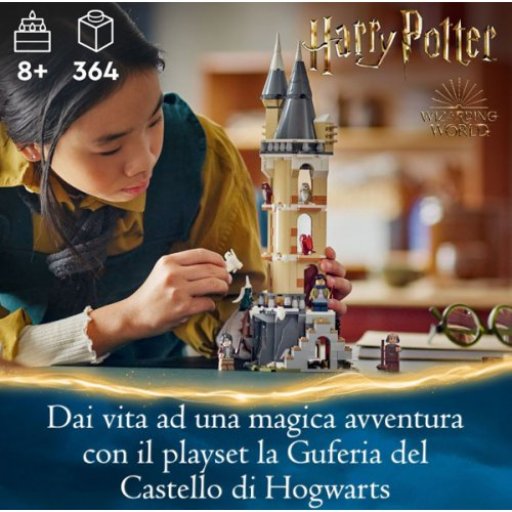 LEGO 76430 Guferia di Hogwarts – Set Magico per Fan di Harry Potter