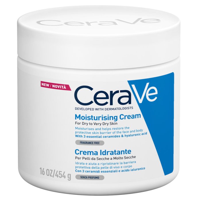 CeraVe Crema Idratante per Pelle Molto Secca 454 g