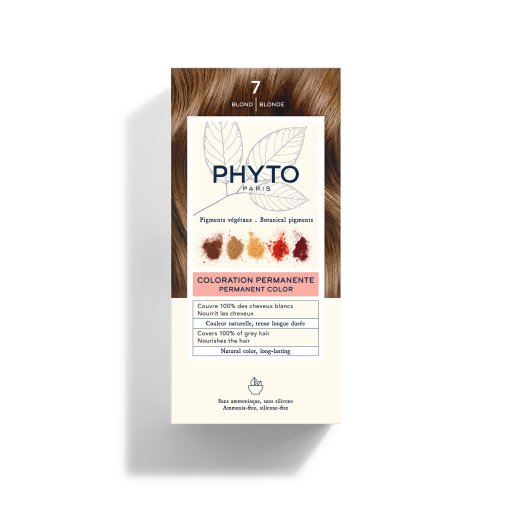 Phyto Phytocolor 7 Biondo Colorazione Permanente Per Capelli - Phytocolor Tinta Per Capelli