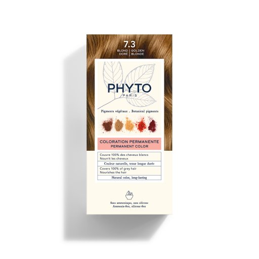 Phyto Phytocolor 7.3 Biondo Dorato Colorazione Permanente Per Capelli - Phytocolor Tinta Per Capelli