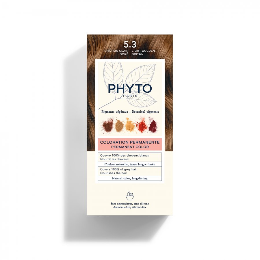 Phyto Phytocolor 5.3 Castano Chiaro Dorato Colorazione Permanente Per Capelli - Phytocolor Tinta Per Capelli