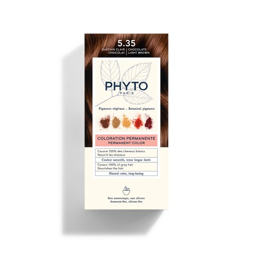 Phyto Phytocolor 5.35 Castano Chiaro Cioccolato Colorazione Permanente Per Capelli - Phytocolor Tinta Per Capelli